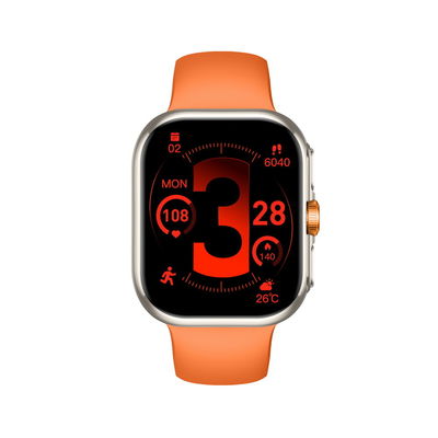 Beli KW283A Super Retina Amoled Smart Watch 2,01 Inci Hitam Bulat Smartwatch Dengan BT Calling pembuatan online