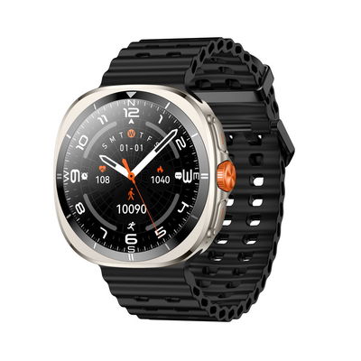 Beli KW298 Samsung Style Bentuk Bulat Smart Watch Fitness Tracker 1,43 Inch pembuatan online