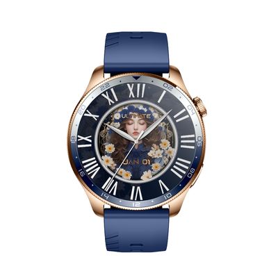 Beli KW290B Titanium Bluetooth Calling 1.43 ′′ AMOLED Display Smartwatch 100 Mode Olahraga Kesehatan Pemantauan Stres untuk Gaya Hidup Aktif pembuatan online