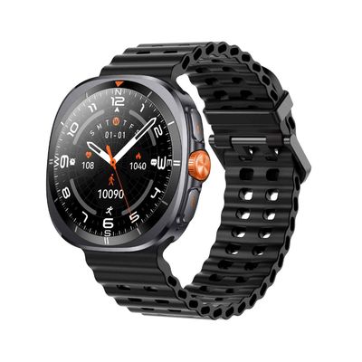 KW298Pro Samsung Style Bentuk Bulat Pelacak Kebugaran Smart Watch 1,43 Inch dengan DaFit App