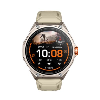 KW348 Fitness Smartwatch dengan Pelacakan Tidur, Navigasi dan Fitur AI-Powered 5ATM Waterproof Rating dan Media Storage