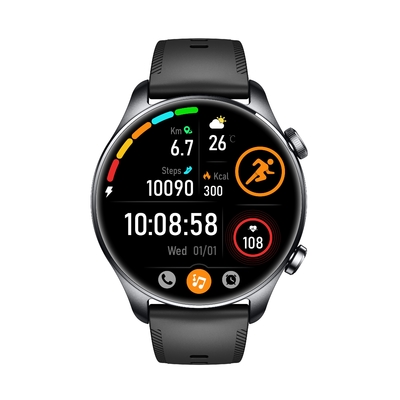 GPS Smartwatch KW296 AMOLED Display IP68 Waterproof Fitness Tracker