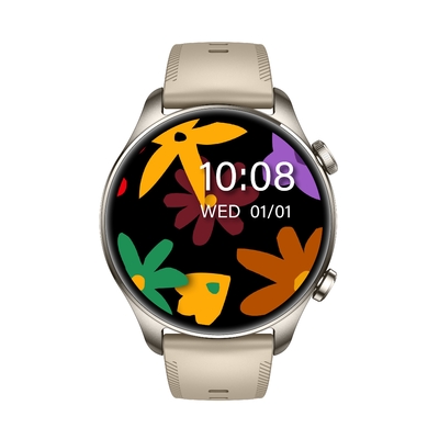 Jam tangan pintar GPS untuk wanita, layar AMOLED, tahan air IP68